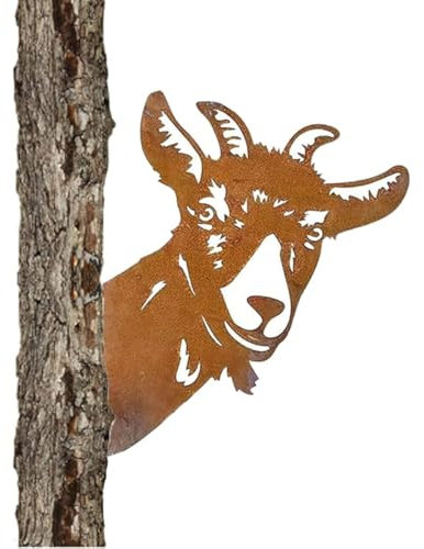 NOLACE Piquet Jardin MéTal Rouillé DéCoration 1 PièCe Jardin Silhouette Animale,Mouton Silhouette Animale,DéCoration MéTal Rouillé，Statue RouilléE,pour Jardin DéCoration IntéRieure ExtéRieure（Mouton）