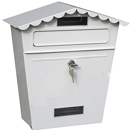 ZXLAGDBP Buzón de Pared Buzón de Correos Buzón de Correos Buzón de Correos de Pared Buzón de Correos de Pared para Exteriores Buzón de periódicos Impermeable Buzón de Campo Americano Simple