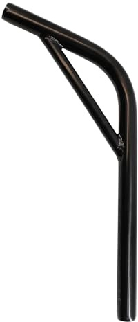 SENQI Tija de sillín de bicicleta con soporte, poste de asiento de bicicleta BMX con soporte, varios tamaños (negro, 22,2 x 350 mm)