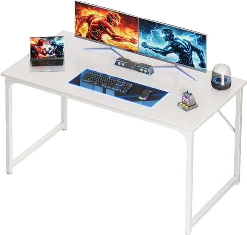 PRAISUN 47 X 24 Inch Computer Desk with Deeper Desktop