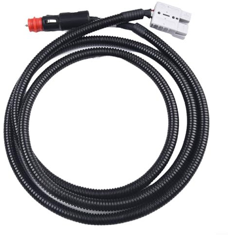 ZiStarlilife Cavo batteria ad alta corrente 50AMP 12V connettore a presa maschio, con cavo lungo 2 m per morsettiera stile Anderson, per elettronica del veicolo