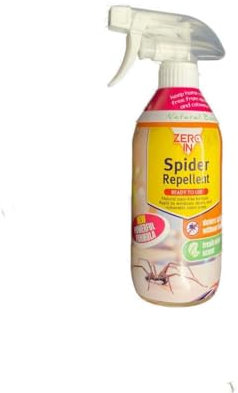 Spider Repellent Spray 500ml Natural Indoor Outdoor Pest Control Long Lasting Protection Ready to Use Non Staining Formula for Home Garden Garage Shed