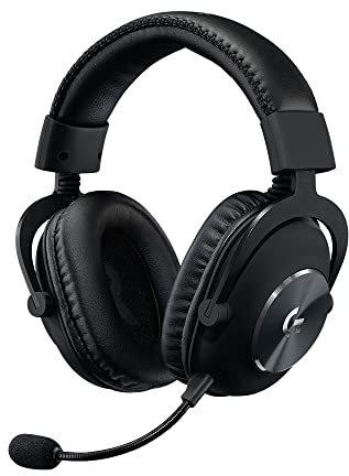 Logitech G PRO Gaming-Headset (2. Generation) mit PRO-G 50-mm-Lautsprechern, Aluminium, Stahl und Memory Foam, Präzise Sprachkommunikation für Esport Gaming, (Generalüberholt)