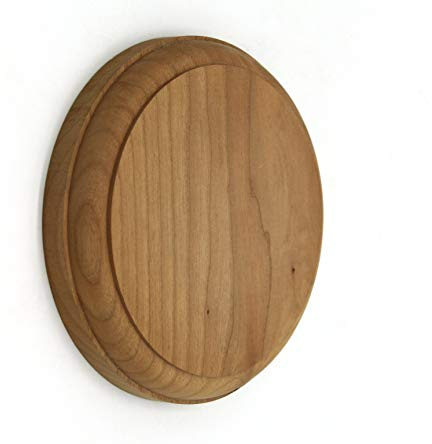Round Rosette, Solid Hardwood Cherry, 4 1/2 x 3/4, Stair Part Fitting