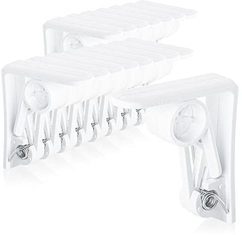 com-four® 16x Pinces à Nappe - Support de Nappe pour l'intérieur et l'extérieur - Protection Contre Le Vent pour nappes - Supports de Vent en Plastique - Pince de Table - Fermoir