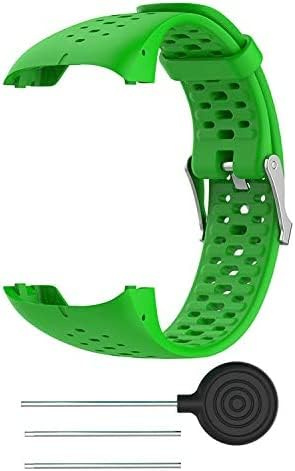 INF Armband für Polar M400/M430, Grün Silikon Ersatzarmband kompatibel mit Polar M400/M430 Armband, Laufuhren Sport Band für Männer Frauen