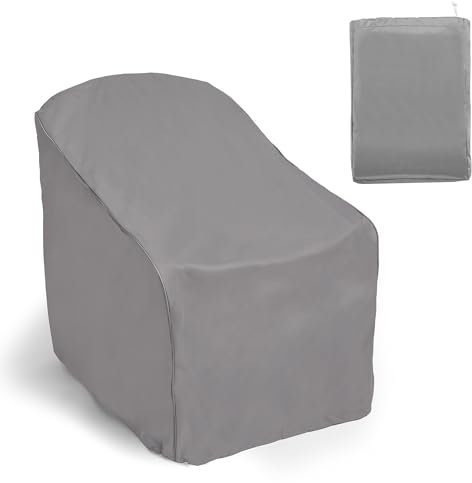 VonHaus Waterproof Garden Chair Cover – Premium Heavy Duty, Breathable 420D Oxford Fabric Protection for Adirondack Chairs & More (H90 x W70 x D88cm)