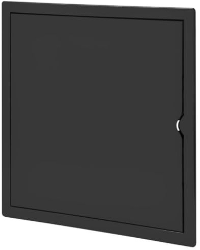 MIRATIC Inspektionsdörr Revisionsdörr ABS-plast Svart (35 x 35 cm)