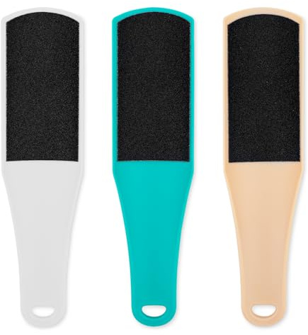 3 pcs Lima de Callos, Eliminador de Callos Profesional Exfoliante de Pies Doble Superficie Abrasiva para Elimina durezas y callosidades