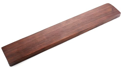 104 Keys Keyboard Wrist Rest - Ergonomic Walnut Wood Palm Rest for Mechanical Keyboard, Non-Slip, Comfortable Typing and Gaming