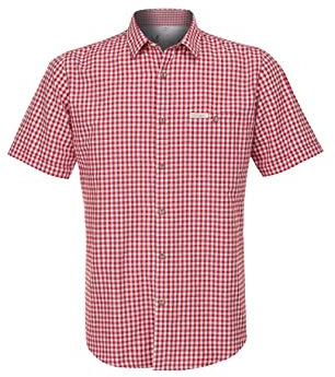 Stockerpoint Herren Renko3 Trachtenhemd, rot, XL