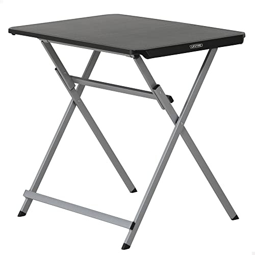 Lifetime 92210 - Tavolino pieghevole nero | Il tavolo pieghevole portatile misura 75x50,5, altezza 66 cm | Include maniglia per un facile trasporto | Facile da riporre | Forte e leggero