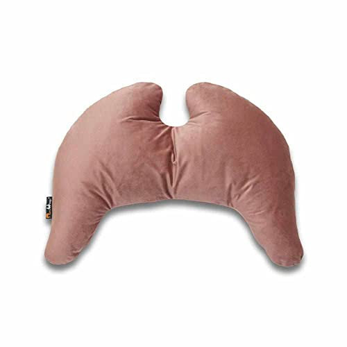 MeroWings vingkudde, Grace (S) Dusty Rose – överdrag och fyllning. Dekorativ kudde av designer, ergonomisk kudde, nackkudde, ländryggskudde, läskudde, gosig kudde
