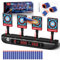 Lehoo Castle Diana Nerf, Objetivo de Tiro Electrónico para Nerf con Restablecimiento Automático, con Muñequera y 20 Balas de Gomaespuma, Juguetes para Niños, Juegos, Regalos de Cumpleaños