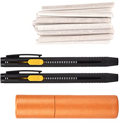 Tailors Chalk Pen, Ergonomic Tailors Chalk Pencil Clear Drawing Line för bomullsstickad mocka
