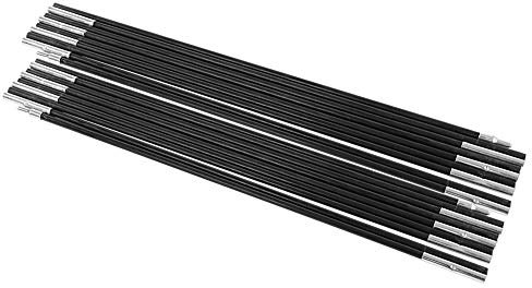 KIMISS 4.9M Fiberglas Camping, Bars Outdoor Support Rods Ersatzzeltstange Zeltstange Faltbare Markisenrahmen-Kit