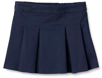 Amazon Essentials Falda Pantalón Plisada de Uniforme Niña, Azul Marino, 9 años
