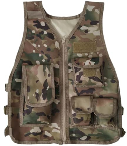 Camo väst 600D vattentät justerbar andningsbar paintball väst multifunktionell airsoft bärare för utomhusträning jakt fiske barn armé kamouflage för män jakt