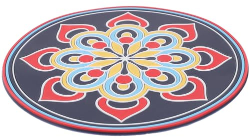 BESTYASH Tappetino Cuscino per Ciotola Meditazione Design Creativo Accessorio per Pratiche Buddhiste e Yoga