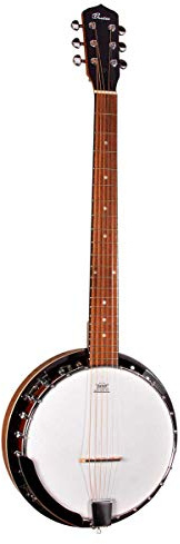 Beaton Baltimore 06 Banjo - Banjo de 6 cuerdas con cabeza Remo