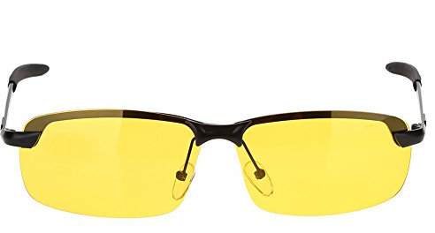 VGEBY Brillengläser, Nachtzichtbrillen HD Nachtsichtbrillen Polarisierte Brillen für Radfahren
