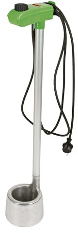 Kerbl Kälbermilcherwärmer EasyHeat (mit Griffteil, standsicher, starke Heizleistung, Heizstab, aus Aluguss, Heizung, Getränkewärmer) 14172