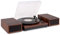 Fenton RP165D Platine Vinyle Bluetooth avec 2 Haut-Parleurs Stéréo - Bois Foncé, Lecture 33, 45 et 78 Tours, Système HiFi, RCA, Une Platine Rétro idéale pour Décorer et Écouter Vos Vinyles