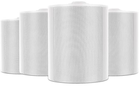 Herdio 5,25 Pollice Bluetooth casse per esterno 600 Watt Diffusori da esterno Altoparlanti da esterno Per Esterno，Camper, Giardino, Terrazza, Ristorante, Home Theatre