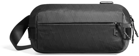 tomtoc Kompakt EDC sling-vaska 3L-10L kvinnor, X-pac/atervunnen | Fodral för minimalistisk axelväska / bröstväska med högkvalitativa material