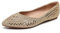 VenusCelia Damen Dalia Flacher Schuh, Mit goldfarbenen Nieten, 41 EU