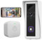 YTNE WLAN Video Türklingel mit Kamera 2K HD Kabellose Video Doorbell mit Gong, Smarte Türklingel mit Akku, PIR Personenerkennung, Nachtsicht, 2-Wege-Audio, Unterstützt SD & Cloud-Speicher