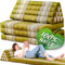 Namasdee Thaikissen XXL breit 190x80x8cm mit 100% natürlicher Kapokfüllung (Grün)