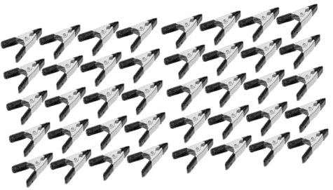 Angoily 40pcs Heavy Duty Backdrop Spring Clips Fix The Clamps Clamp for Photography Backdrop Garden Clips