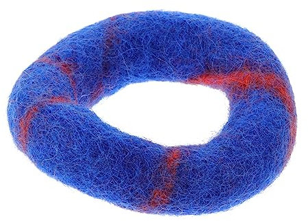 GOOHOCHY Buddhist Sound Bowl Mat Blue Soft Cushion for Meditation Music Bowl Cushions and Buddhist Instruments