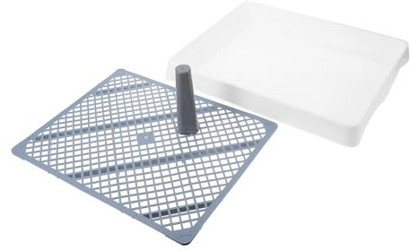 BCOATH Netz-haustiertoilette Für Kleine Hunde Anti-rutsch-hundetoilette Kunststoff-welpentoilette Halter Für Urin-Pads Hundetöpfchen Tablett Haustier-bettpfanne Für Innenbereich