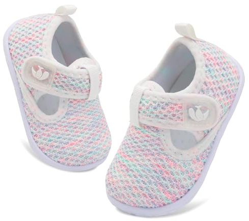 FEETCITY Baby Brefoot Shoes Lightweight Infant Sock Shoes Baby Walking Shoe Newborn Crib Shoe Flexible