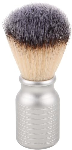 Veemoon Pennello da Barba Sintetico per Uomo Morbida Setola per Crema Pennello da Barba ad Asciugatura Rapida per Rasatura Quotidiana Impugnatura Ergonomica Antiscivolo
