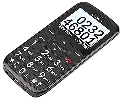 Olympia Happy II Komfor Seniorenhandy Mobiltelefon mit Großtasten und Farbdisplay Notruftaste