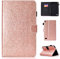 LMFULM® Case for Amazon Fire 7 2015/2017 (7 Inch) PU Magnetic Cover Shining Case Stent Holster Leather Case Flip Cover for Amazon Fire 7 2015/2017 Tablet PC Rose Gold