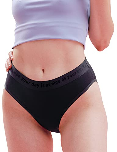 The Female Company Perioden Unterwäsche | Period Panty Slip 2.0 | Menstruationsunterwäsche aus Bio-Baumwolle | Saugstark & Antibakteriell (Gr.48)
