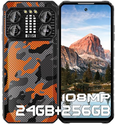 IIIF150 B2 Pro Téléphone Portable Incassable, 24Go+256Go/1To, 108MP+24MP Nuit Vision, G99, 6.78 FHD+ (120Hz), Smartphone Incassable Android 13, 10000mAh(30W), NFC/4G Dual SIM Telephone de Chantier