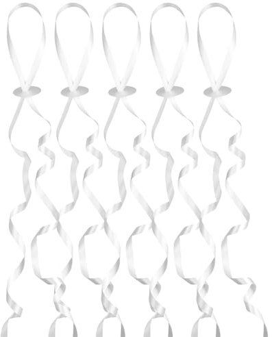 UYRVAPE 50pcs Palloncino con Clip a Palloncino con Sgancio Rapido Palloncino Morsetto Chiusure a Palloncino con Nastro per La Decorazione delle Feste e Festival