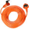 Spares2go Extra Long Power Cable Lead Plug for Flymo Lawnmower Strimmer Hedge Trimmer Garden Vac (25m)