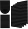 DASHUAIGE 4 Pack Paper Blackout Blinds, Stick On, Temporary, No Drill, Perfect Fit for Windows, Black, 90W x 180H cm