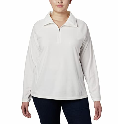 Columbia Women's Glacial 4 Half Zip Fleece Pull Over, Sea Salt, Size L