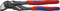 KNIPEX Zangenschlüssel, Multi-Schraubenschlüssel, Chrom-Vanadium, atramentiert, mit 2K-Griffen, 180 mm, 86 02 180