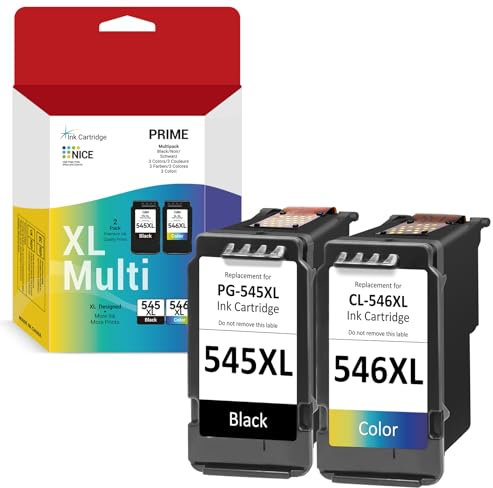 PG-545XL CL-546XL für Canon Druckerpatronen 545 546 für Druckerpatronen Canon 545 546 XL, 545XL 546XL Multipack für Pixma MX495 TS3350 TS3150 TS3450 TR4551 TR4550 MX490 TR4500 TS3151 MG2555s MG2550s