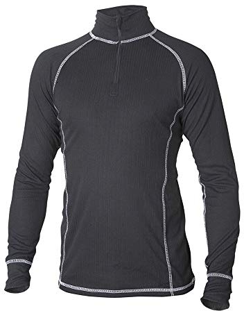 Top Swede 9835-05-04 9835 - Ropa interior funcional 1 capa, color negro, talla S