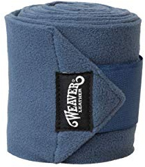 Weaver Leather Uni – Erwachsene Polo-Beinbandagen, 4 Stück, Marineblau Pferdebeinbandagen, 4-Pack, 4-1/2 W x 9' L