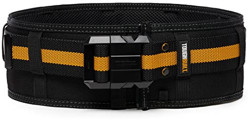 ToughBuilt - Padded Belt Heavy Duty Buckle/Back Support - Zip-Off Padding Extension, Customizable Belt Length, Comfortable Padding, Compatible with All ClipTech Pouches - (TB-CT-41P-UK)